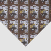 Papier Mousseline Chatons Joueurs (Détail)