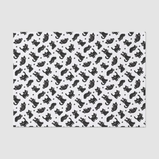 Papier Mousseline Chats (Recto)