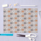 Papier Mousseline Chats (Artisanat)