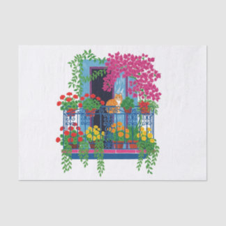 Papier Mousseline Chats-