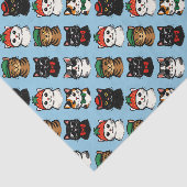 Papier Mousseline Chats (Détail)
