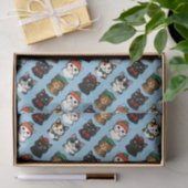 Papier Mousseline Chats (Cadeau)