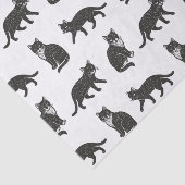 Papier Mousseline Chats (Détail)