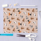 Papier Mousseline Chats (Artisanat)