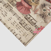 Papier Mousseline Chats de Noël (Détail)