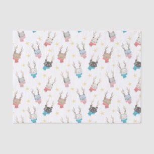 Papier Mousseline Chats De Vacances 'Meowny Christmas' En Motif Antl