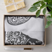 Papier Mousseline Chats en stylo Art 1 papier découpage (Cadeau)