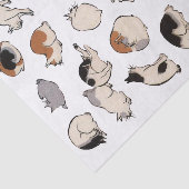 Papier Mousseline Chats japonais (couleur Arrière - plan changeable) (Détail)