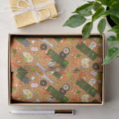 Papier Mousseline Chats Kawaii Ramen (Cadeau)