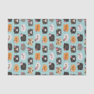 Papier Mousseline Chats persans de fantaisie