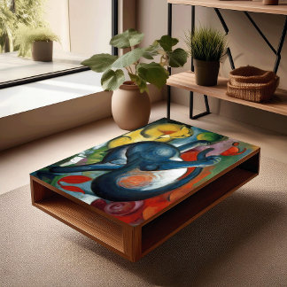 Papier Mousseline Chats surréalistes vintages