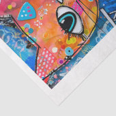Papier Mousseline Chats Whimsical pour scrapbooking médias mixtes (Détail)