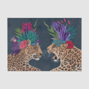 Papier Mousseline Chaud House Leopards Un couple