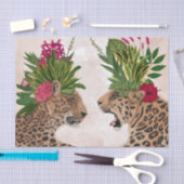 Papier Mousseline Chaud House Leopards | Une paire (Artisanat)