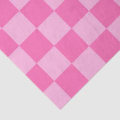 Papier Mousseline Chaud Pink Checkerboard (Détail)