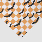 Papier Mousseline Chauffage Éffrayant Halloween moderne Orange (Détail)