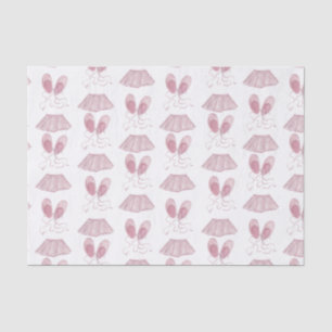 Papier Mousseline Chaussons de Ballet Tutus Rose Danse Blanc