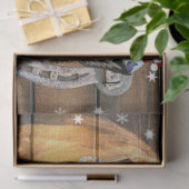 Papier Mousseline Chaussure de Noël Wagon Roue Boots de cow-boy Hors (Cadeau)