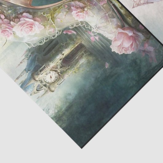 Papier Mousseline Chaussure en verre (Détail)