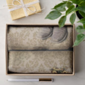 Papier Mousseline Chaussures de cow-boy fleur sauvage occidental Dam (Cadeau)