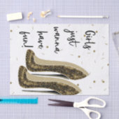 Papier Mousseline Chaussures de mode haute talons Glam Beauté Sweet (Artisanat)