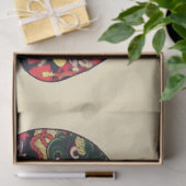 PAPIER MOUSSELINE CHAUSSURES JAPONAISES, DRAGON RED DEVIL TATTOOS, Y (Cadeau)