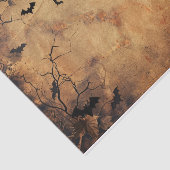 Papier Mousseline Chauve-souris éffrayante Autumn Leaf Halloween Dec (Détail)