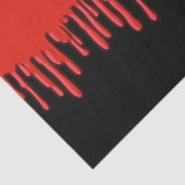 Papier Mousseline Chauve-souris gothique et sang rouge à goutte Hall (Détail)