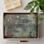 Papier Mousseline Chauves-souris éffrayantes Hantées Mansion Hallowe (Cadeau)