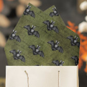 Papier Mousseline chauves-souris vintage d'Halloween