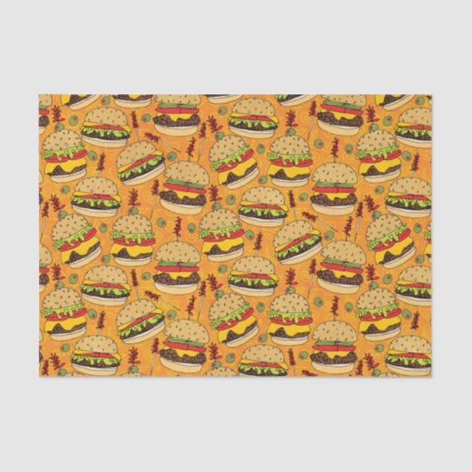 Papier Mousseline Cheeseburger de luxe (Recto)