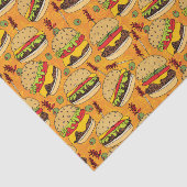 Papier Mousseline Cheeseburger de luxe (Détail)