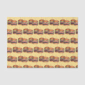 Papier Mousseline Cheeseburger Hamburger Sliders Bar Pub (Recto)