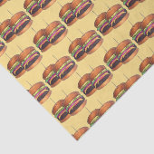 Papier Mousseline Cheeseburger Hamburger Sliders Bar Pub (Détail)