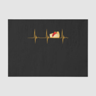 Papier Mousseline Cheesecake Dessert Fromage Gâteau Heartbeat Ekg Pu