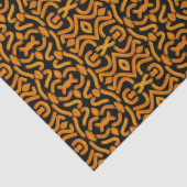 Papier Mousseline Cheesy Noodle Doodle Art Mirrored Image Pattern (Détail)