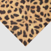 Papier Mousseline Cheetah Spots Motif Gold Black ID1155 (Détail)