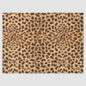 Papier Mousseline Cheetah Spots Motif Gold Black ID1155 (Recto)