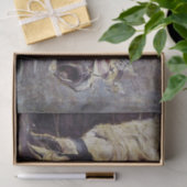 Papier Mousseline Chef d'un cheval blanc (par Giovanni Boldini) (Cadeau)