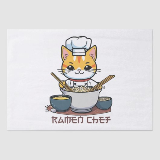 Papier Mousseline Chef Ramen (Recto)