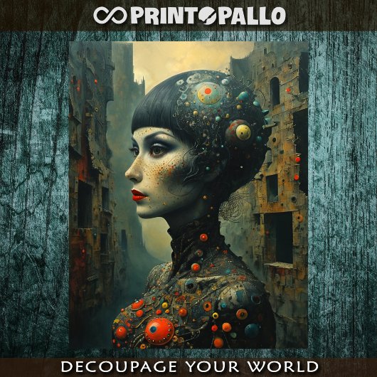 Papier Mousseline Chef surréaliste et magique