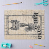 Papier Mousseline Chemin de fer (Artisanat)