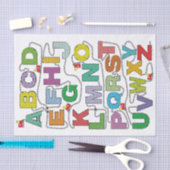Papier Mousseline Chemin de fer Alphabet Maze Puzzles (Artisanat)