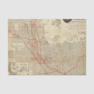 Papier Mousseline Chemin de fer de St Paul, de Minneapolis et de