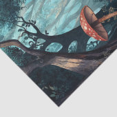 Papier Mousseline Chemin forestier enchanté à travers Wonderland (Détail)