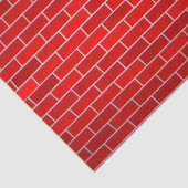 Papier Mousseline Cheminée en briques rouges (Détail)