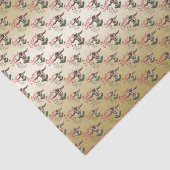 Papier Mousseline CHÈQUE | Souhaits de Noël Bébé Chèvre Baisers Basc (Détail)