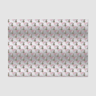 Papier Mousseline CHÈQUE voeux de Noël Bébé Chèvre Baisers LaManch