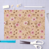 Papier Mousseline Cherry Blossom Coffee Cozy Pattern (5) (Artisanat)