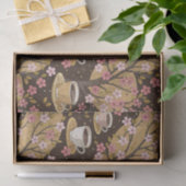 Papier Mousseline Cherry Blossom Coffee Cozy Pattern (8) (Cadeau)